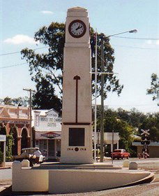 Goomeri War Memorial Clock - Accommodation Brunswick Heads 0
