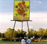 Van Gogh Sunflower Painting - Accommodation Brunswick Heads