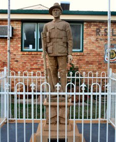 Soldier Statue Memorial, Chinchilla - Accommodation Brunswick Heads 0