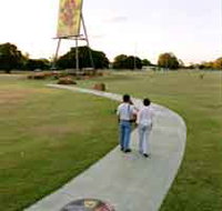 Emerald Centenary of Federation Mosaic Pathway - Accommodation Brunswick Heads