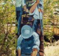 Capella Light Pole Murals - Accommodation Brunswick Heads