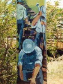 Capella Light Pole Murals - Accommodation Brunswick Heads 0