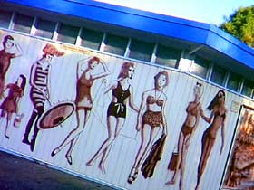 Historical Mural Series - Accommodation Brunswick Heads 1