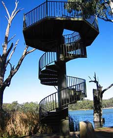 Darling And Murray River Junction And Viewing Tower - Accommodation Brunswick Heads 1