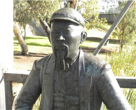Captain John Egge Statue - Accommodation Brunswick Heads 1
