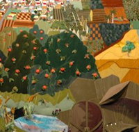 Griffith Regional Theatre Soft Sculptured Curtain - Accommodation Brunswick Heads