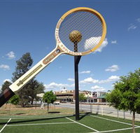 Barellans Big Tennis Racquet - Accommodation Brunswick Heads