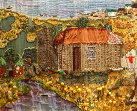 Adaminaby Memorial Hall Stage Curtain - Accommodation Brunswick Heads 1