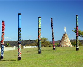 Maclean Tartan Power Poles - Accommodation Brunswick Heads 0