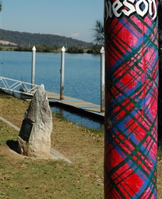Maclean Tartan Power Poles - Accommodation Brunswick Heads 1