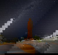 The Australian Farmer Granite Sculpture - Accommodation Brunswick Heads