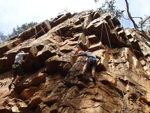 Rock Climbing In Morialta - Accommodation Brunswick Heads 0