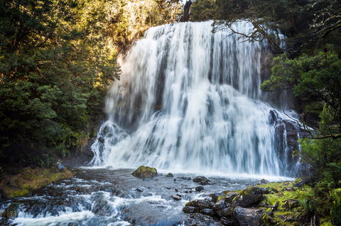 Bridal Veil, Champagne And No Name Falls - Accommodation Brunswick Heads 0