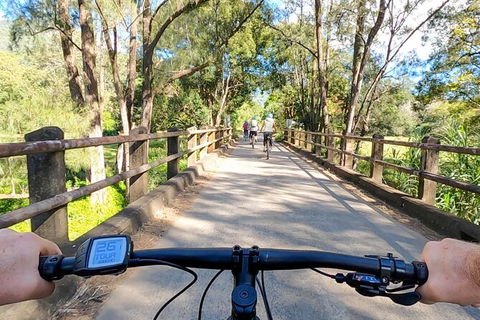 Guided E Bike Tour - Unicorn Falls & National Park - Accommodation Brunswick Heads 4