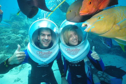 Green Island Day Trip Including Seawalker Helmet Dive COMBO - Accommodation Brunswick Heads 0
