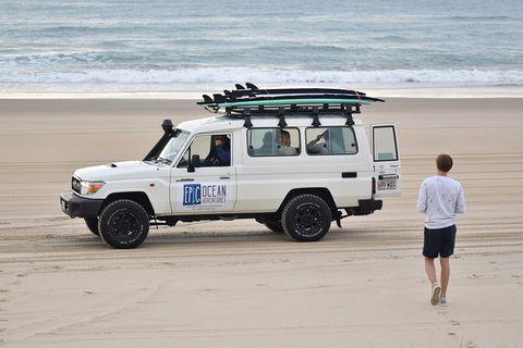 Noosa Surf Lesson Austraila\'s Longest Wave 4x4 Day Adventure - Accommodation Brunswick Heads 2