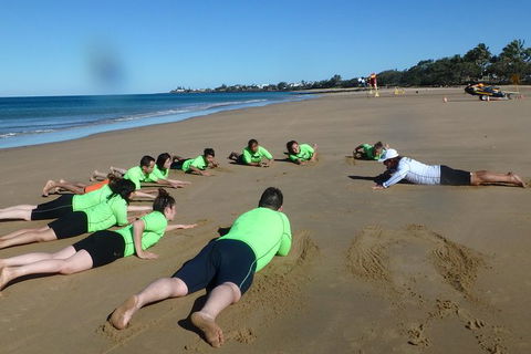 Group Surfing Lessons - Accommodation Brunswick Heads 1