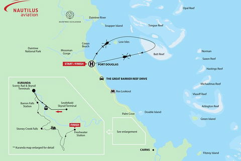 Day Tour To Kuranda, Rainforest And Port Douglas With Flight - Accommodation Brunswick Heads 1