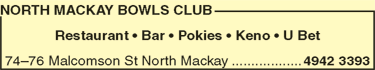 North Mackay Bowls Club - Accommodation Brunswick Heads 8