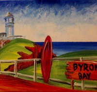 Brush and Sip Course Australian Landscapes - Accommodation Brunswick Heads