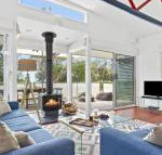 The Boathouse comfortable beachfront home
