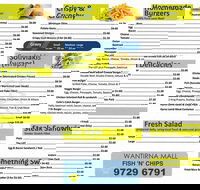 Wantirna Fish and Chips - Accommodation Brunswick Heads