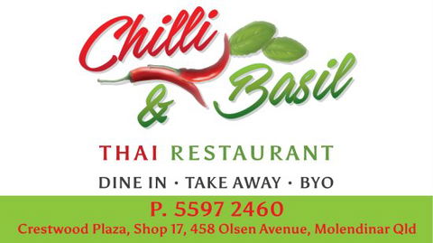 Chilli & Basil Thai Restaurant - Accommodation Brunswick Heads 0
