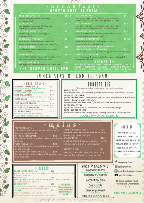 Long Leaf Cafe & Wine Bar - Accommodation Brunswick Heads 12