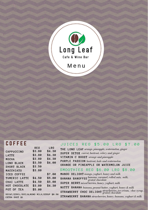Long Leaf Cafe & Wine Bar - Accommodation Brunswick Heads 13