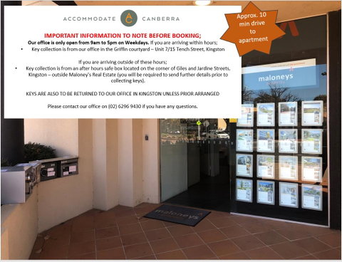 Mode 220 Braddon ACT - Accommodation Brunswick Heads 1