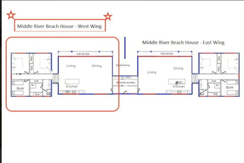 Middle River Beach House, Western House - Accommodation Brunswick Heads 19