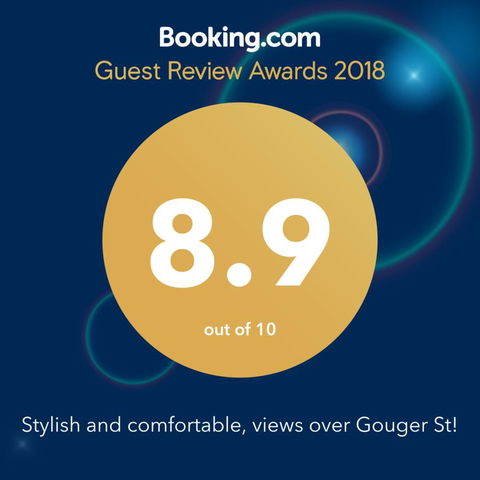 Stylish And Comfortable, Views Over Gouger St! - Accommodation Brunswick Heads 23