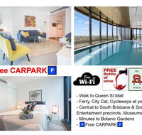CBD Views-With FREE Wine Free-Carpark-Netflix-WiFi - Accommodation Brunswick Heads