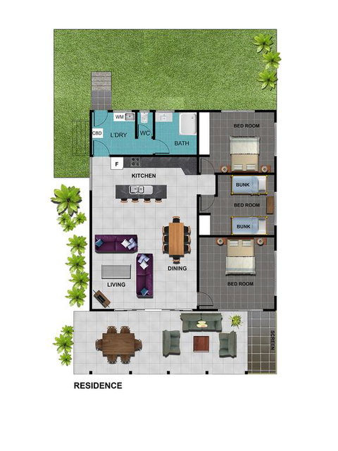 King Reef Beach House - Accommodation Brunswick Heads 3