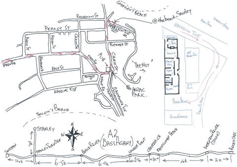 @ The Beach & Not Quite @ The Beach Holiday Cottages - Stanley - Accommodation Brunswick Heads 9