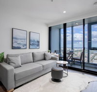 Skyline seaview 2BR with CARPARKPOOLGYMCrown - Accommodation Brunswick Heads