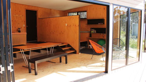 BAY OF FIRES ECO HUT Off Grid Experience At Binalong Bay - Accommodation Brunswick Heads 2