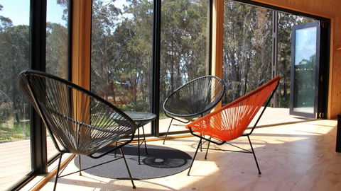 BAY OF FIRES ECO HUT Off Grid Experience At Binalong Bay - Accommodation Brunswick Heads 11