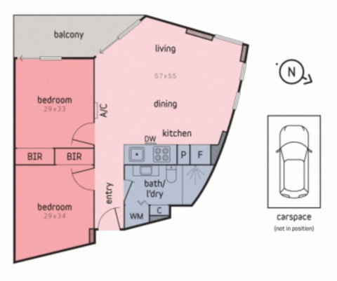2Bedroom Apartment With Views In Docklands Next To CBD & Marvel Stadium - Accommodation Brunswick Heads 15