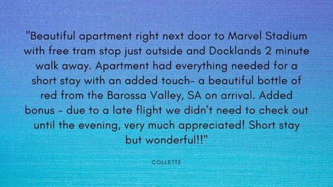 2Bedroom Apartment With Views In Docklands Next To CBD & Marvel Stadium - Accommodation Brunswick Heads 9