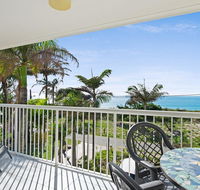 Views of Moreton Island from balcony at Beachside Haven Rickman Pde Woorim - Accommodation Brunswick Heads