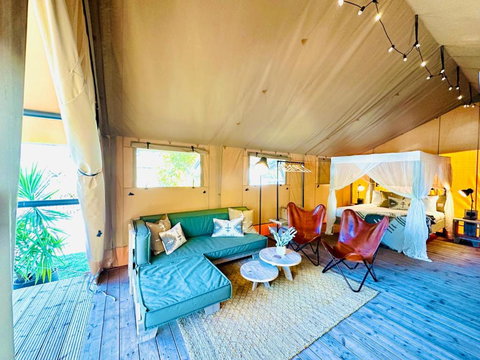 Esk Luxury Glamping Tents - Accommodation Brunswick Heads 3