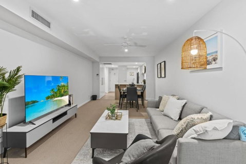 Modern 2B2B Suit Only 10mins To Airport N Southbank - Accommodation Brunswick Heads 3