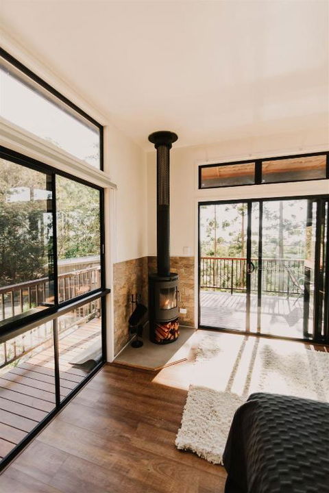 Rainforest Gardens - Luxury Hillside Accomodation With Views To Bay & Islands - Accommodation Brunswick Heads 3
