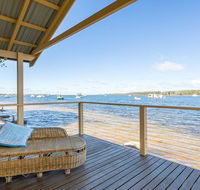Bluewater - riverfront location with water views - Accommodation Brunswick Heads