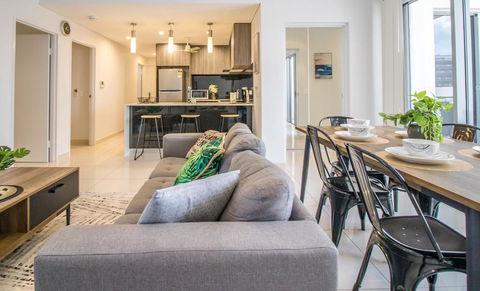ZEN CENTRAL CBD - Affordable 3-Bdrm Apt In The Heart Of Darwin City - Accommodation Brunswick Heads 2