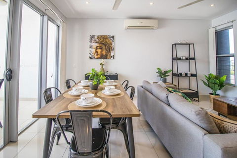 ZEN CENTRAL CBD - Affordable 3-Bdrm Apt In The Heart Of Darwin City - Accommodation Brunswick Heads 3