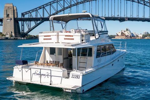 Vivid 90-Minute Sydney Harbour Small Group Catamaran Cruise - Accommodation Brunswick Heads 4
