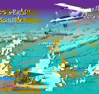 Scenic Flight - Great Barrier Reef Heart Reef Whitehaven Beach  Hill Inlet - Accommodation Brunswick Heads