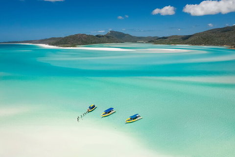 Ocean Rafting Tour To Whitehaven Beach, Hill Inlet Lookout & Top Snorkel Spots - Accommodation Brunswick Heads 1